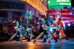 <strong>国风NPC互动、花车巡逛等趣</strong>